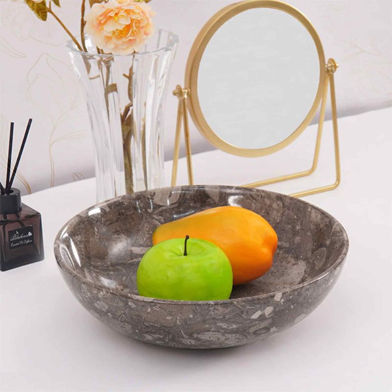 serving bowl, marble fruit bowl , decorative bowl