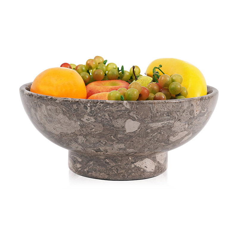 serving bowl, marble fruit bowl , decorative bowl