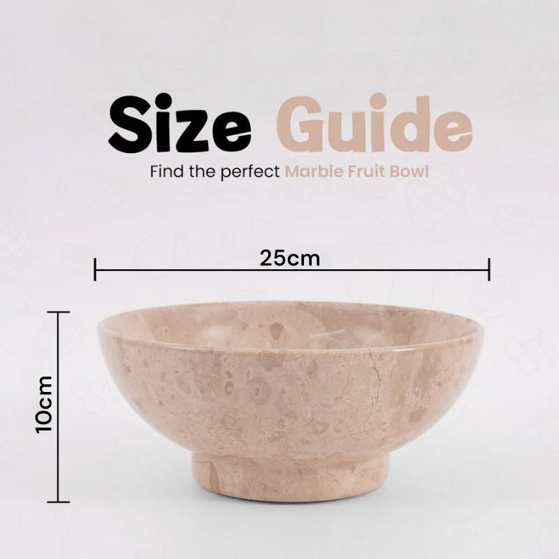 serving bowl, marble fruit bowl , decorative bowl