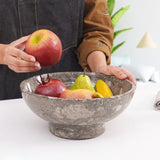serving bowl, marble fruit bowl , decorative bowl