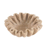 serving bowl, travertine bowl, decorative bowl