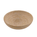 serving bowl, travertine bowl , decorative bowl