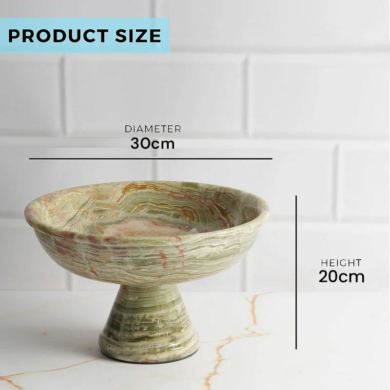 Pedestal Fruit Bowl - 30cm