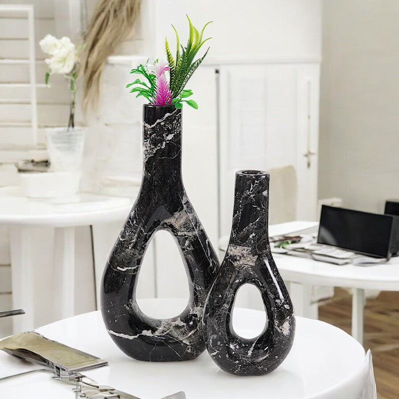 vase, flower vase, vase dÃ©cor, marble vase, 